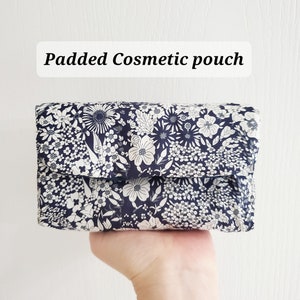 Estojo de cosméticos Liberty / Bolsa tamanho M / Liberty Tana Lawn / Estojo de cosméticos acolchoado macio