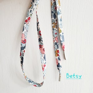 Liberty Tana Lawn Shoelace / Handmade / 1 pair