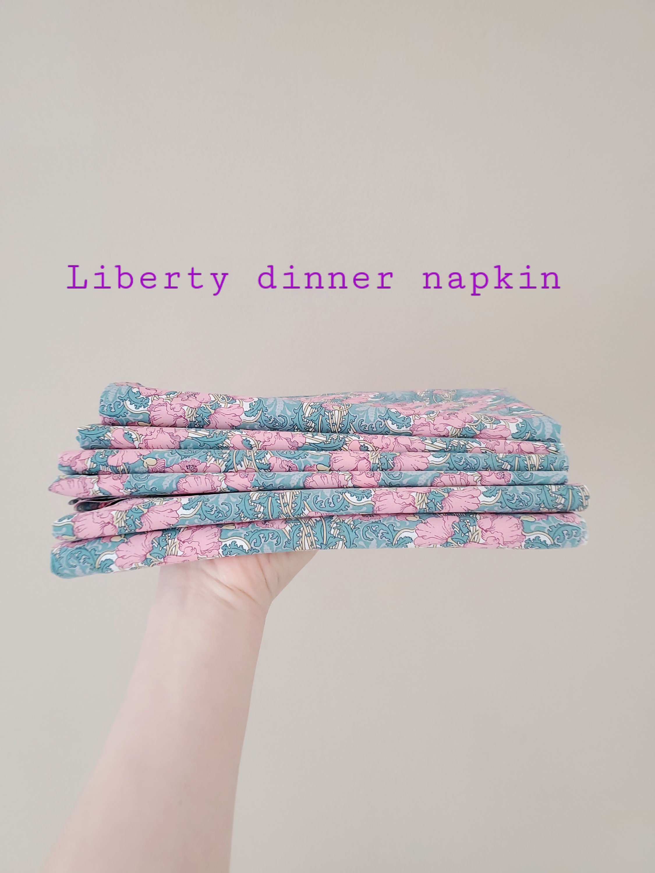 Set of 2 / Liberty Napkins Liberty Fabrics Augusta Linen / Etsy