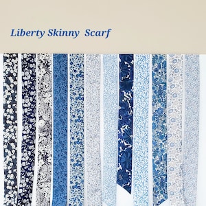 Skinny scarves / Neck tie / Liberty of London Tana Lawn