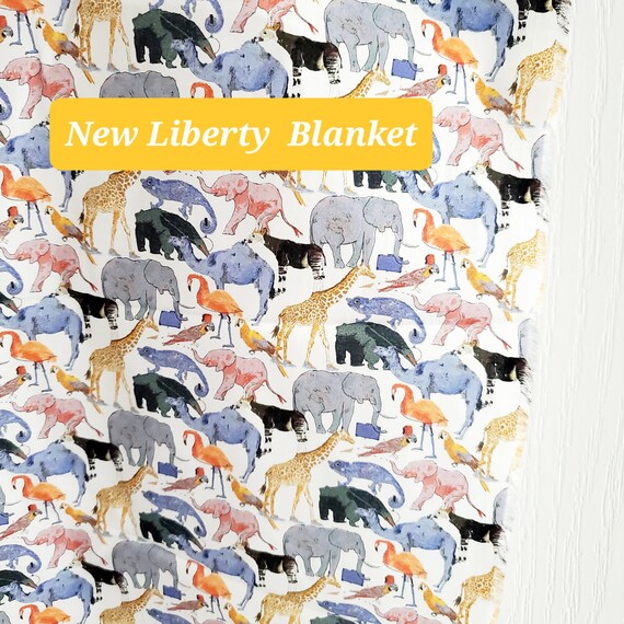 Liberty print baby blanket hotsell