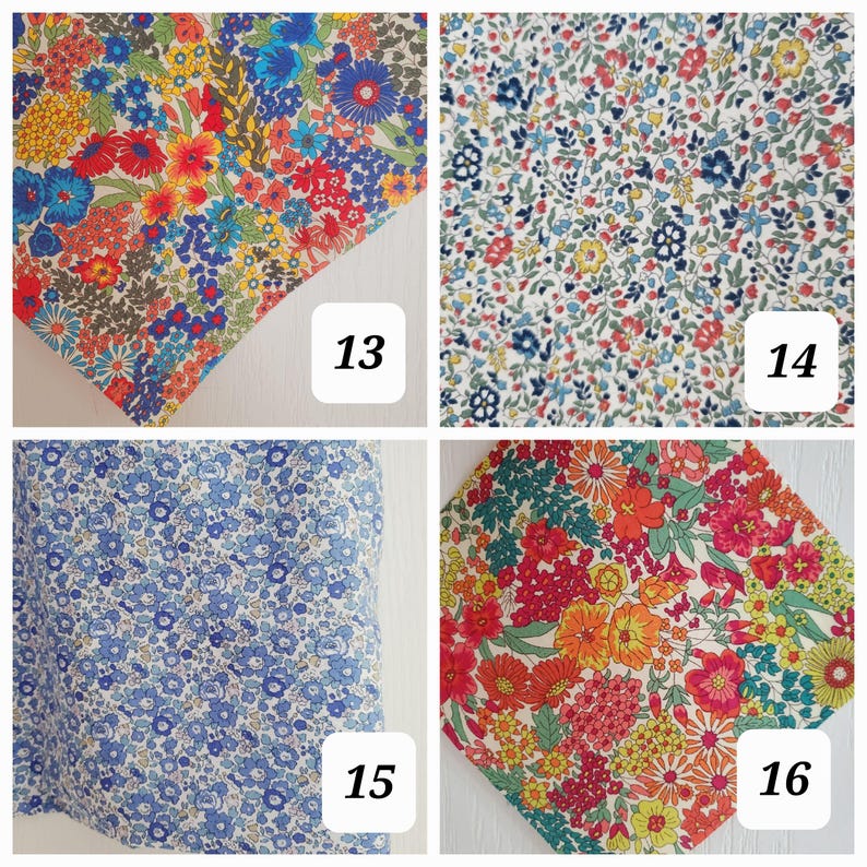 Liberty of London Schlafmaske / Tana Lawn Baumwolle 100% / Handgefertigt / Leichtgewicht / Seidenartiger Griff Bild 5
