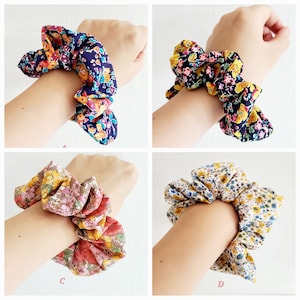 Exclusive Liberty Scrunchies / Liberty of London Tana Lawn Scrunchies / Hair Scrunchies / Liberty Printed in Japan