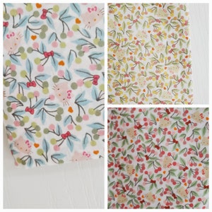 Liberty Handkerchiefs, Liberty Fabric Hankies / Exclusive Liberty / New printed in Japan