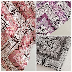 Liberty Handkerchiefs &lt;SET of 2&gt;, Liberty Fabric Hankies / Tudor Belle