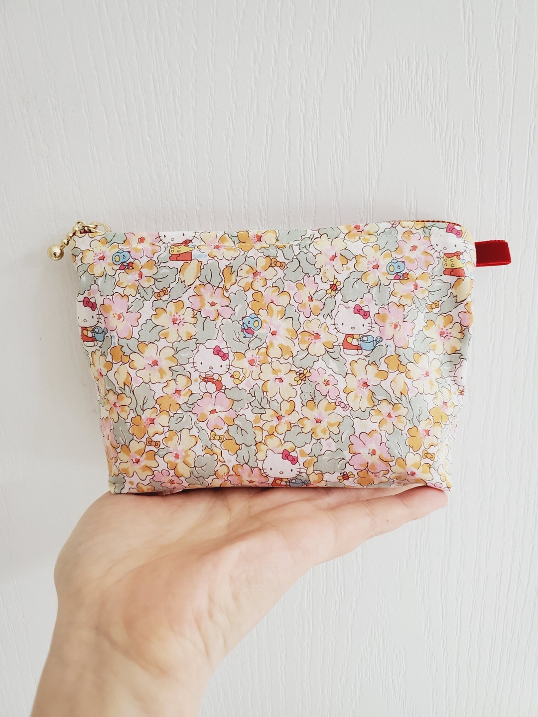 Liberty Limited Edition / Liberty Tana Lawn Makeup Fabric Pouch / Kitty ...