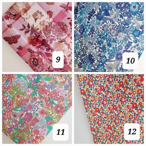 Liberty of London Schlafmaske / Tana Lawn Baumwolle 100% / Handgefertigt / Leichtgewicht / Seidenartiger Griff Bild 6