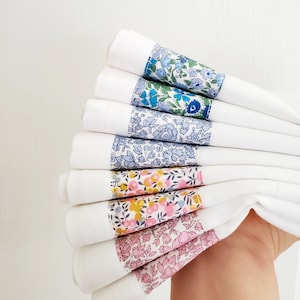 Tovaglioli da tavola 20" x 20" Set da 2 / Tovaglioli da tavola / Liberty Premium 100% cotone - Tessuto Liberty of London Tana Lawn
