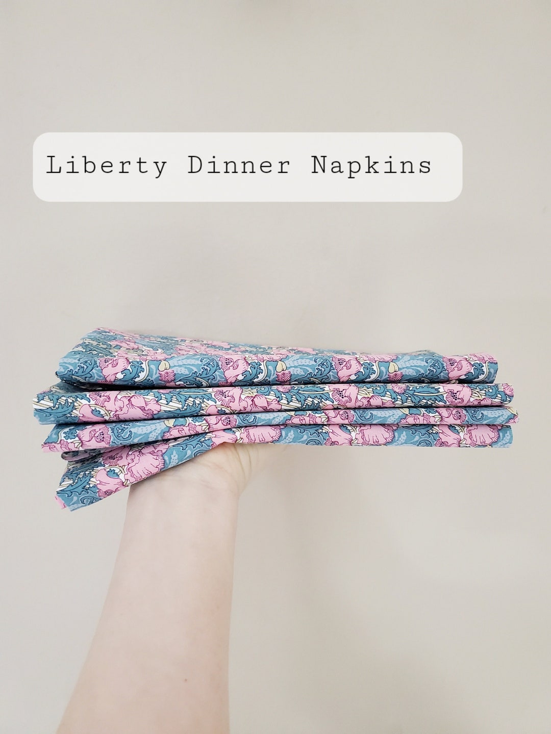 Set of 2 / Liberty Napkins Liberty Fabrics Augusta Linen / Etsy
