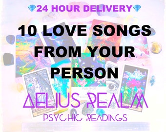 Love Songs From Your Person Crush Situationship Love Relationship Soulmate Twin Flame Same Day Psychic Reading