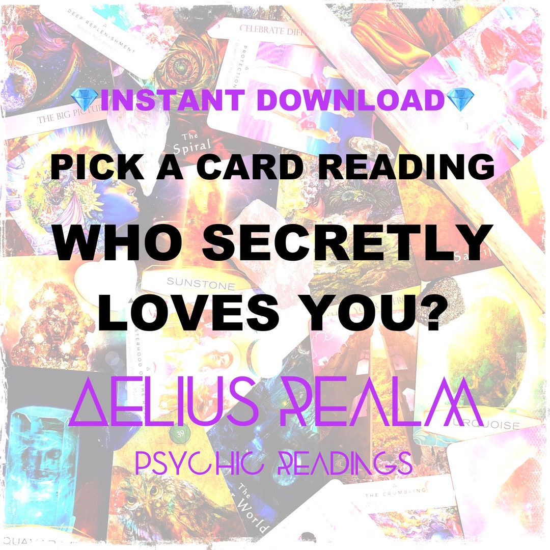 Nametests Who Is Secretly In Love With You Who is Secretly in Love With You Same Day Psychic Reading Pick-a-card