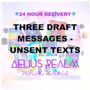 Unsent Text Messages Psychic Reading