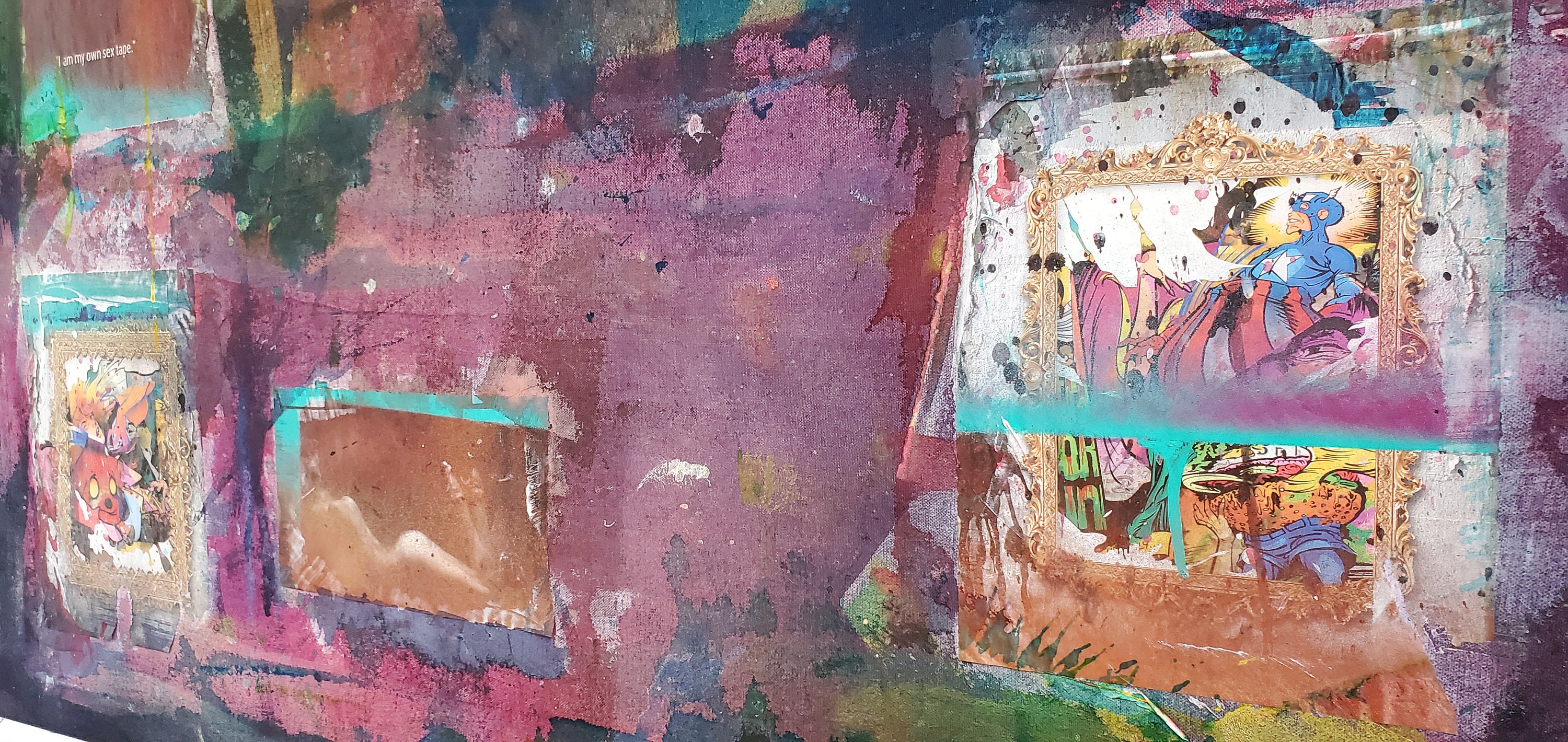 Recherche' Decoración abstracta del arte de la pintura | Etsy