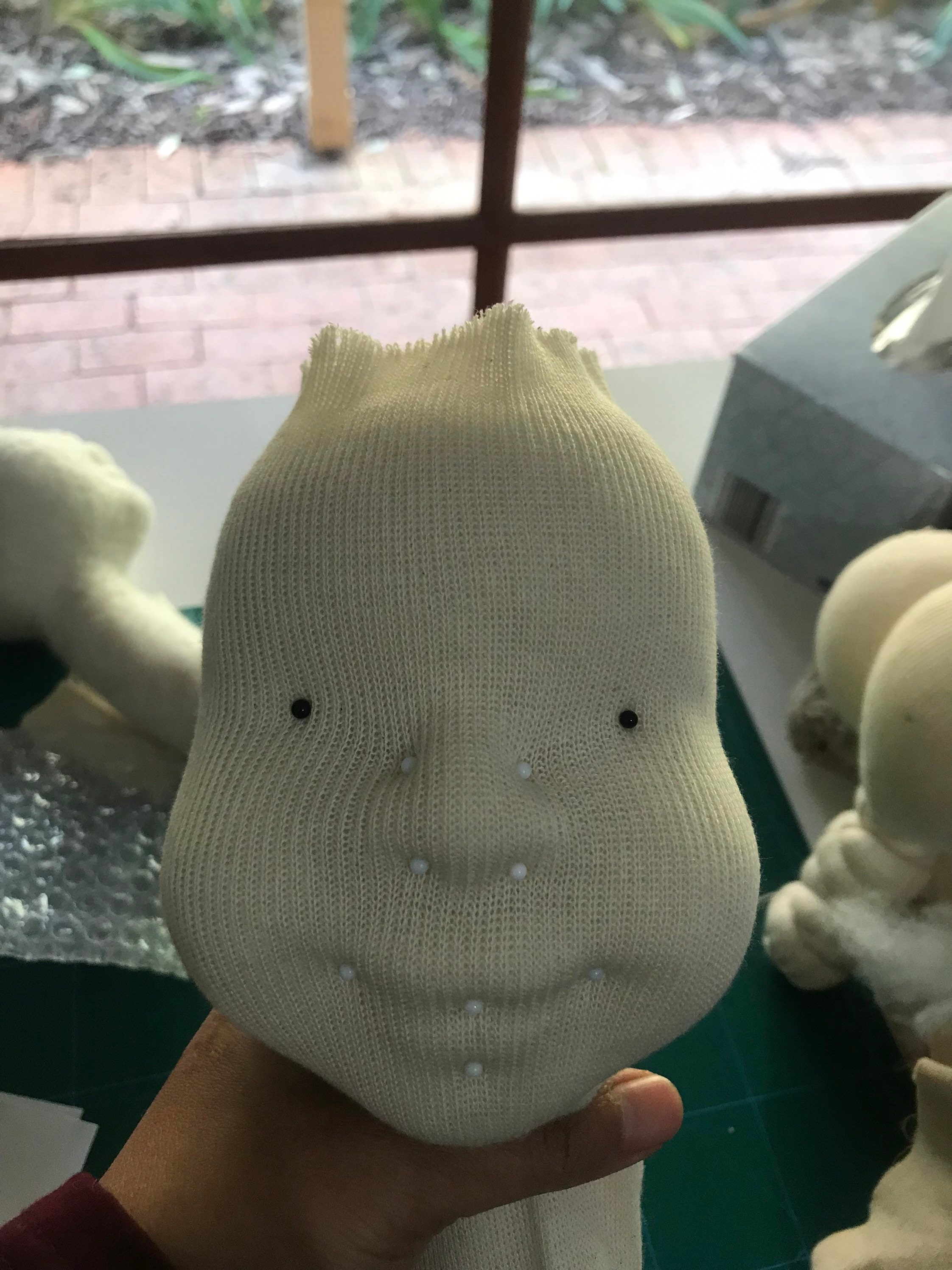 Premade and sculptured Waldorf doll head Etsy