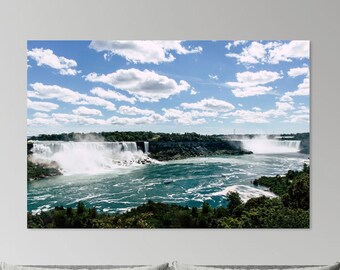 Horseshoe & American Falls (Niagara Falls) - Canada - USA - Unframed Photography Print - Fine Art Print - Wall Print - Wall Décor