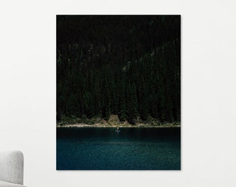 Horseshoe Lake in Jasper National Park - Canada - Paddle Board - Unframed Photography Print - Fine Art Print - Wall Print - Wall Décor