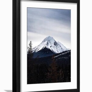 Jasper Mountain Peak Canada Unframed Photography Print Fine Art Print Wall Print Wall Décor image 3
