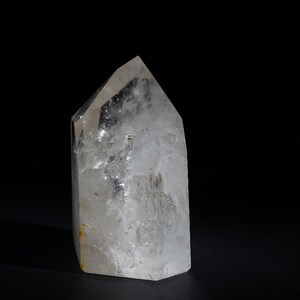 Klarer Kristallturm, Natürliches Klarquarz Phantom, Riesiger Meisterkristall, Meditation, Kraftvolle Kristallheilung, Geschenk für jeden Anlass