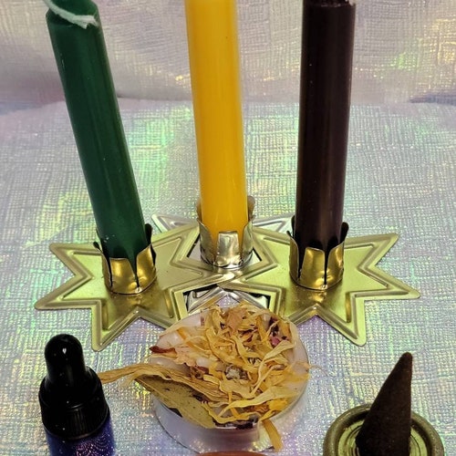 Lughnasadh Mini Altar Kit, Lammas Gift Set, Wheel of the Year, Wiccan Sabbat, Pagan Holiday, For First Harvest, Witchy Gifts, Solitary Witch