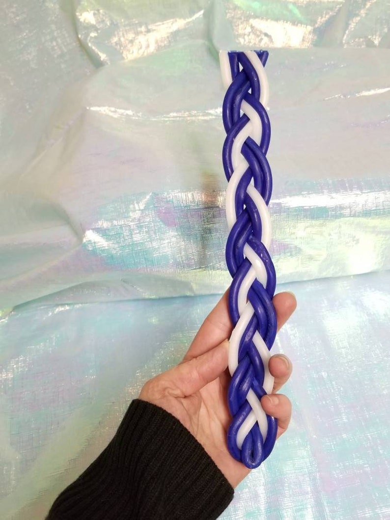 Havdalah Candle 6 Wicks Flat Candles Blue and White Etsy