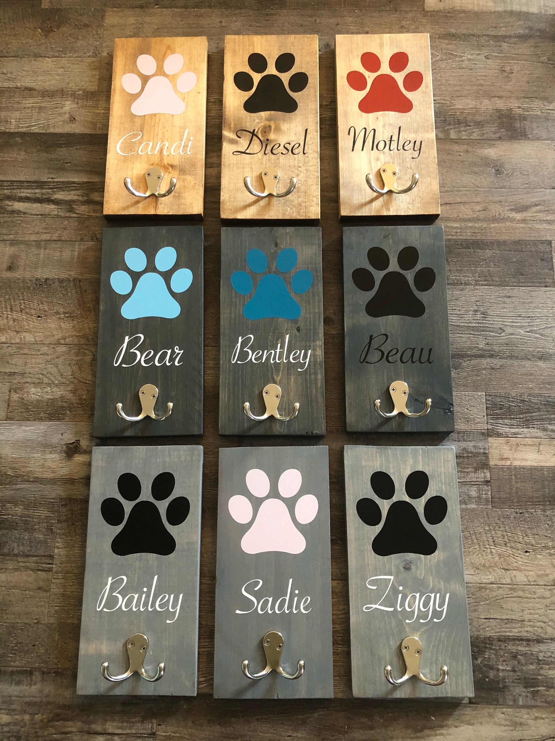 Custom Dog Leash Holder Etsy