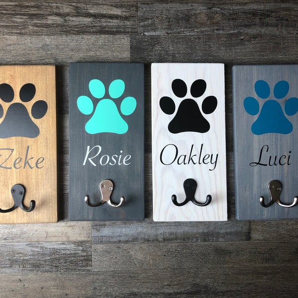 Soporte personalizado para correa de perro