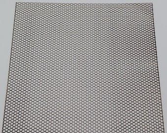 Hexagonal Pattern Mesh, 3 sheets, 20cm x 20cm x 0.4mm