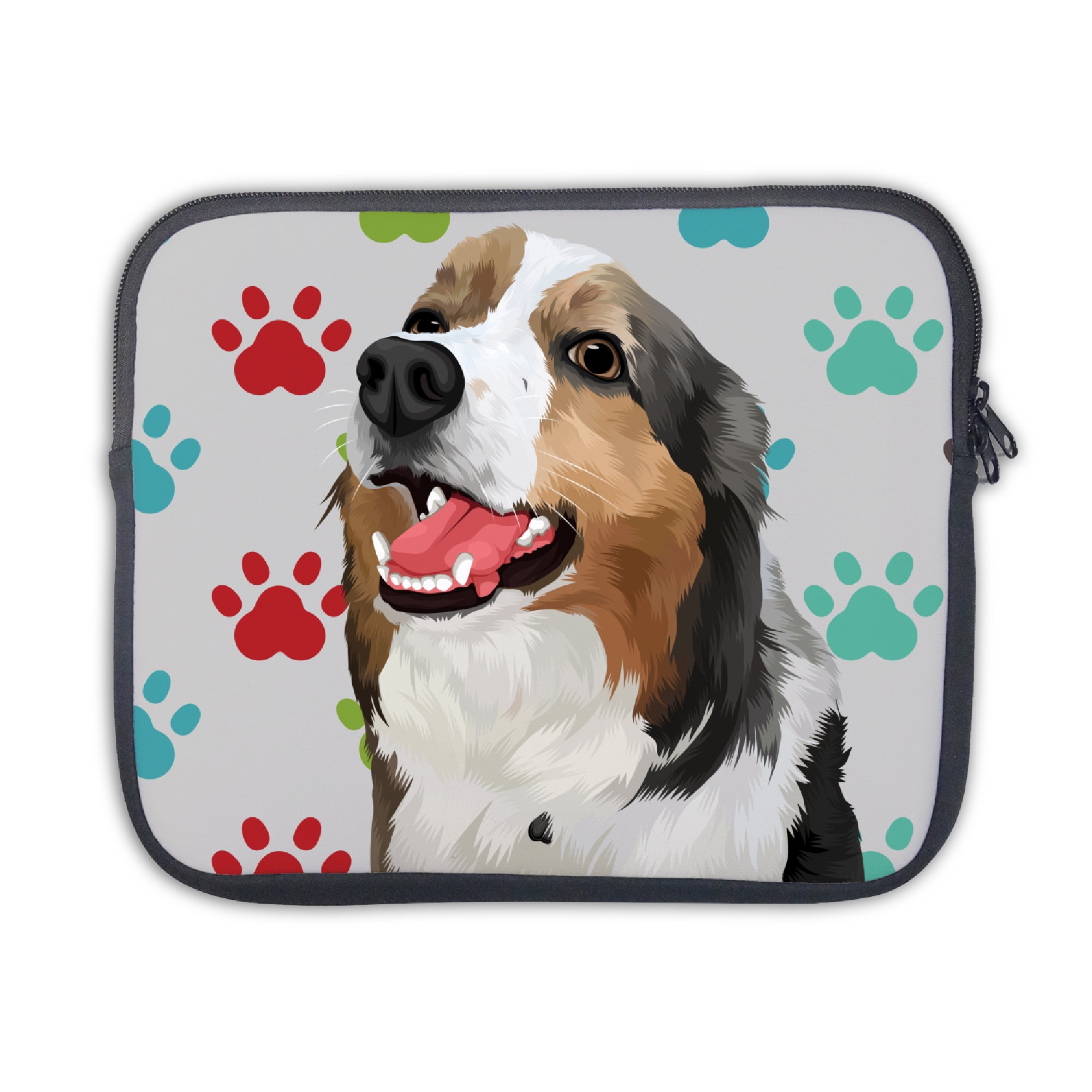 Personalised Image Laptop Sleeve, Pet Portrait Custom iPad Case ...
