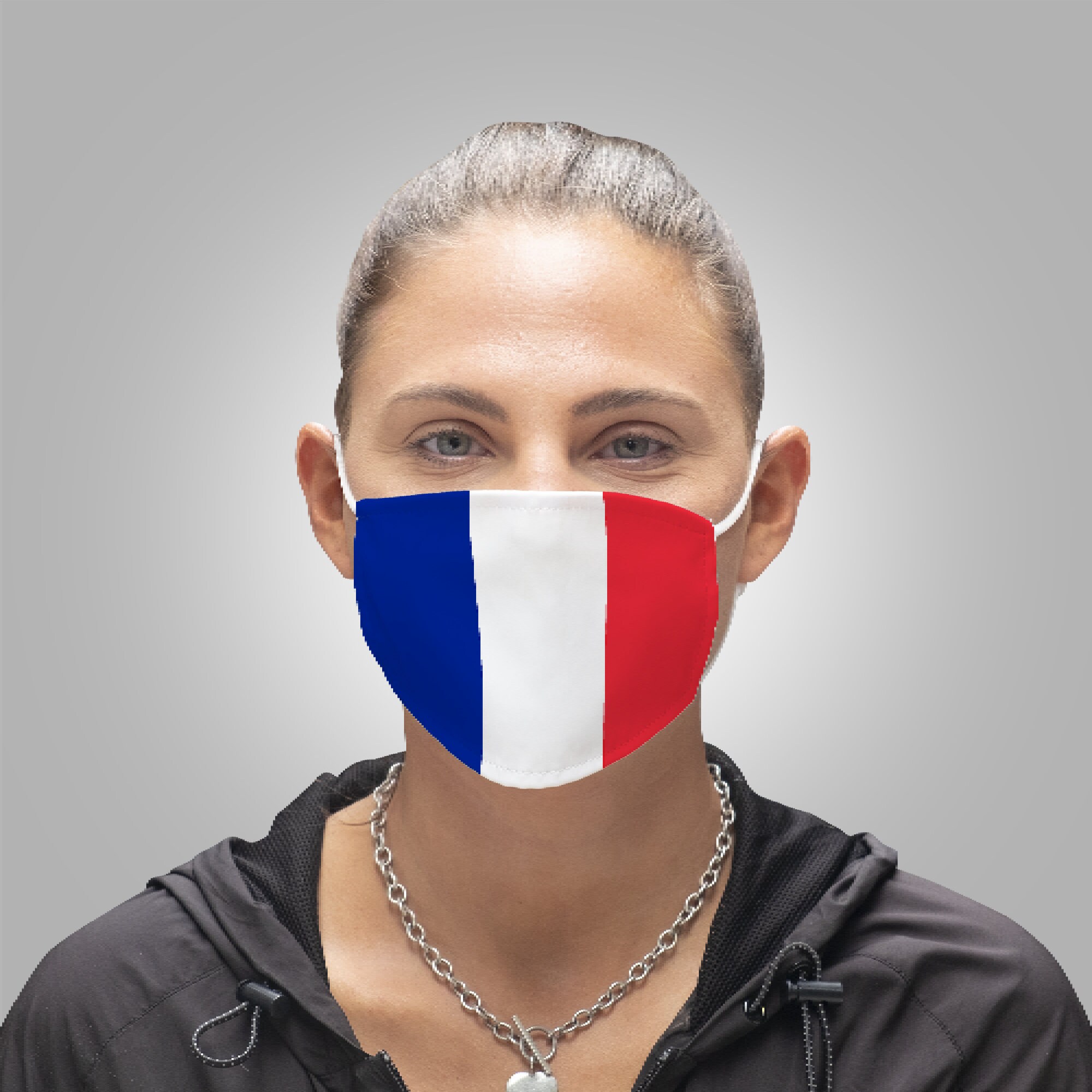 France Flag Face Mask French Flag Mask Unisex Face Mask Etsy