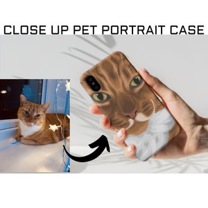 Custom Pet Portrait Phone Case | Gift for dog lover | Dog gift ideas | Custom Pet Portrait | iPhone Case | Dog loss gift | Mothers Day Gift