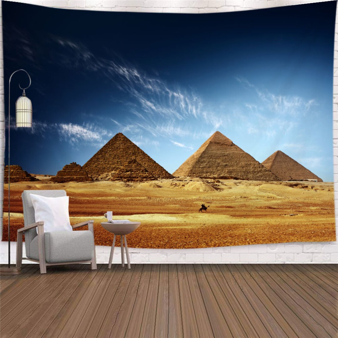 Egyptian Wall Tapestry Pyramid Tapestry Ancient Egypt Wall Hanging