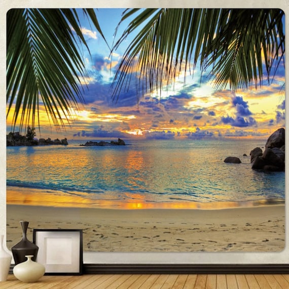 Beach tapestry wall hangings sale