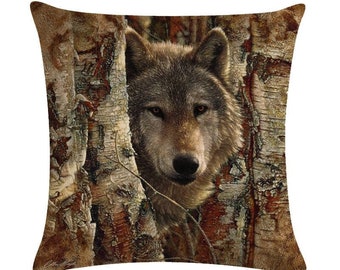 NANA Throw Pillows for Couch Landscape with Howling Wolf Animal Silhouette Decorative Pillows for Girls 13.78 X 13.78 Inch Heart-Shaped Cushion Gift for Friends/Children/Girl/Valentines Day NANA Throw Pillows for Couch Landscape with Howling Wolf Animal Silhouette Decorative Pillows for Girls 13.78 X 13.78 Inch Heart-Shaped Cushion Gift for Friends/Children/Girl/Valentines Day
