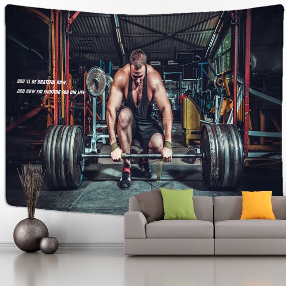 Gym wall tapestry hotsell