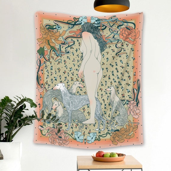 Naked lady tapestry new arrivals