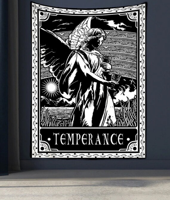 Justice tarot tapestry sale