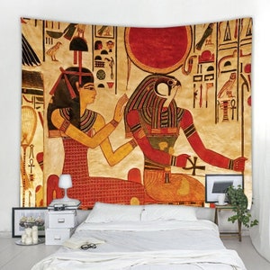 Egyptian Tapestry Ancient Egyptian Wall Tapestry  Historical Decoration Wall Hanging