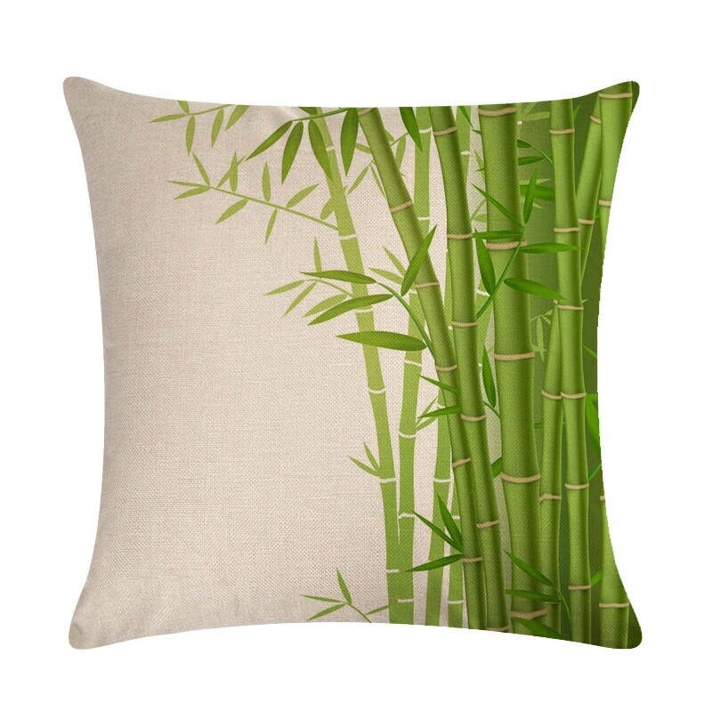 Bamboo Cushion Cover Bamboo Throw Pillow Cover Decorative Etsy