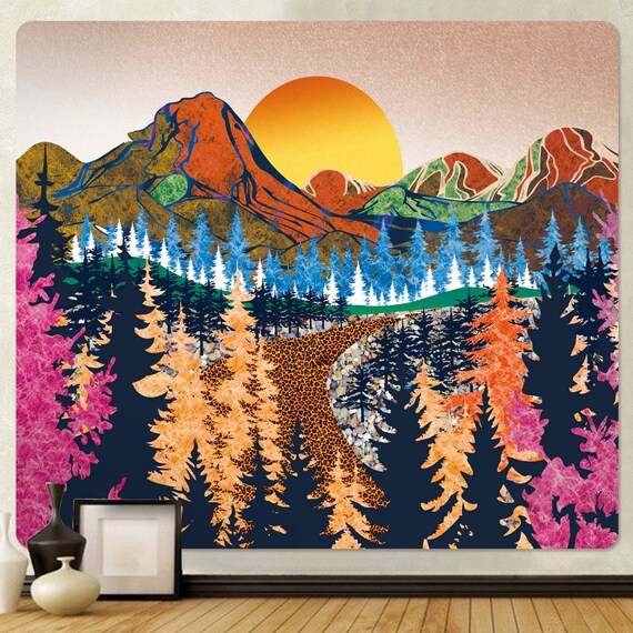 Landscape tapestry hot sale
