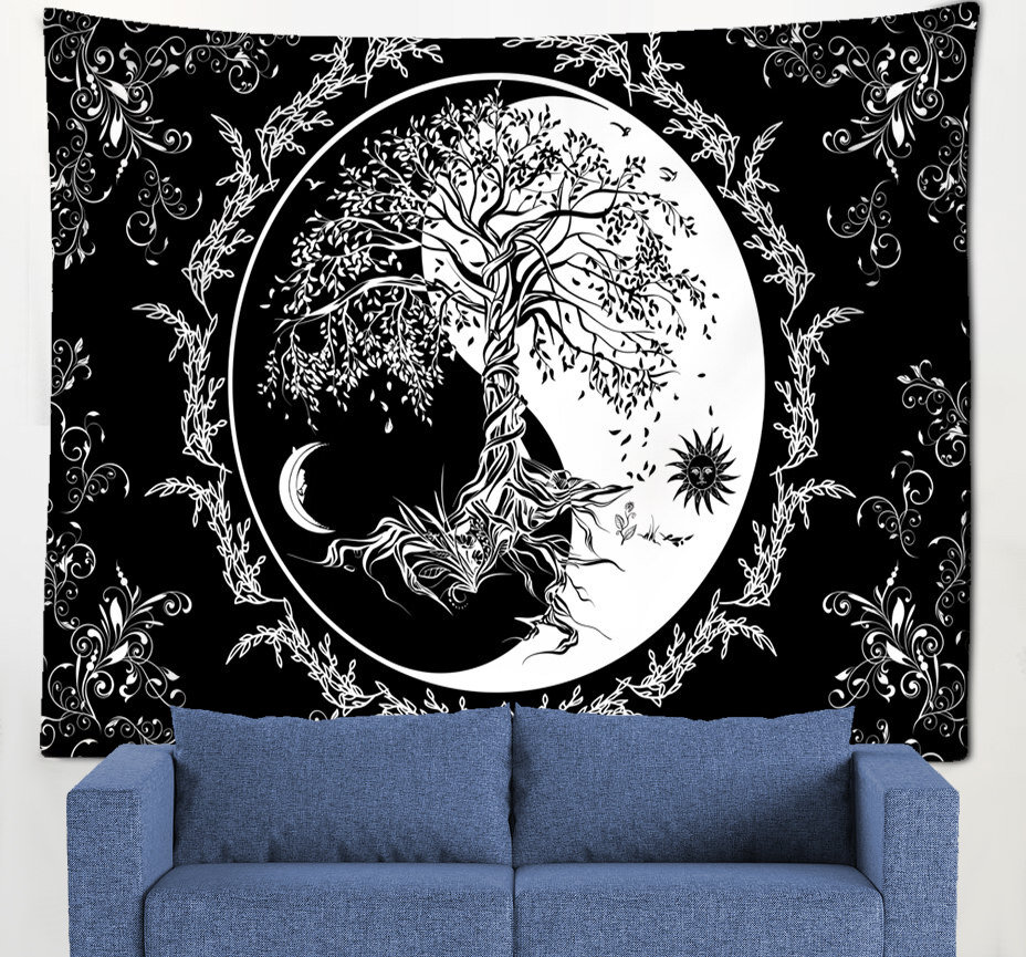 Yin and yang tapestry best sale