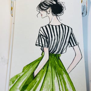 Handgemalte ,,Aquarell- Illustration"      Die beste Farbe…