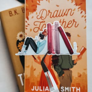 Redhead Reader // Die Cut Sticker