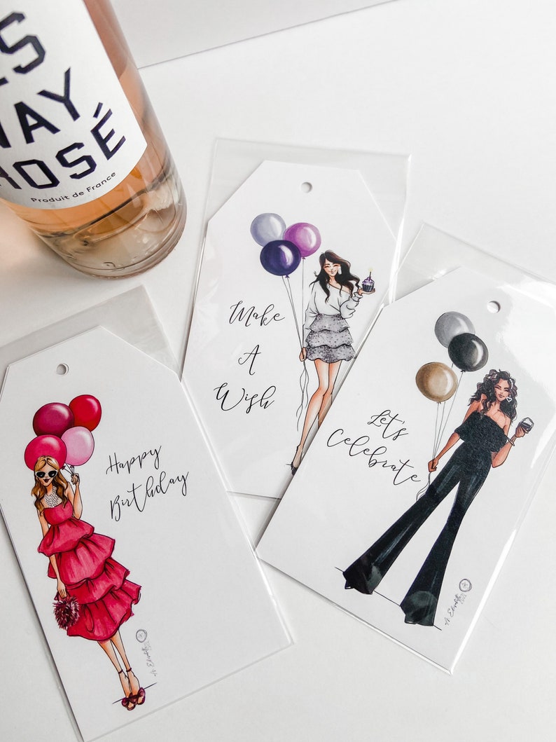 Let’s Celebrate Large Gift Tags - Etsy