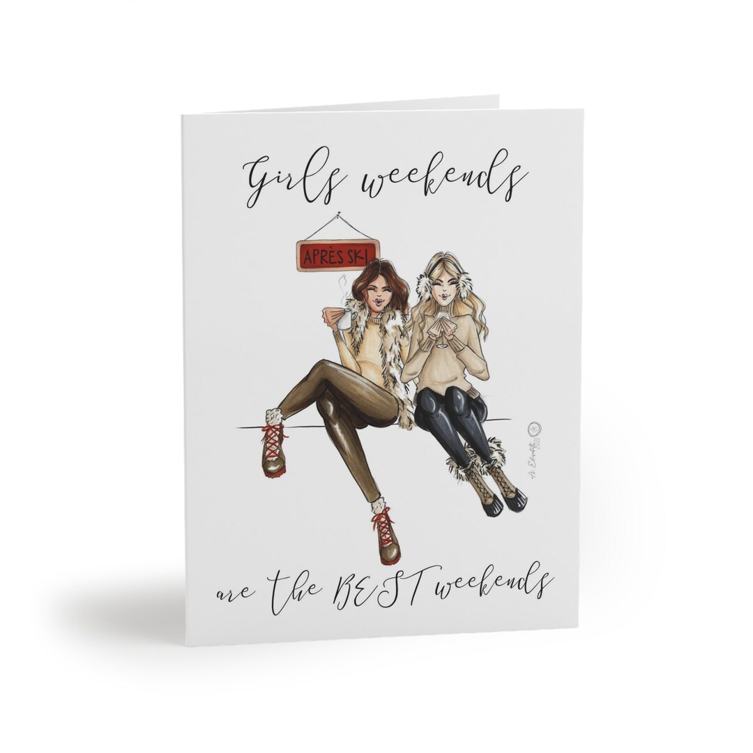 Girl's Weekend // Greeting Card - Etsy Australia
