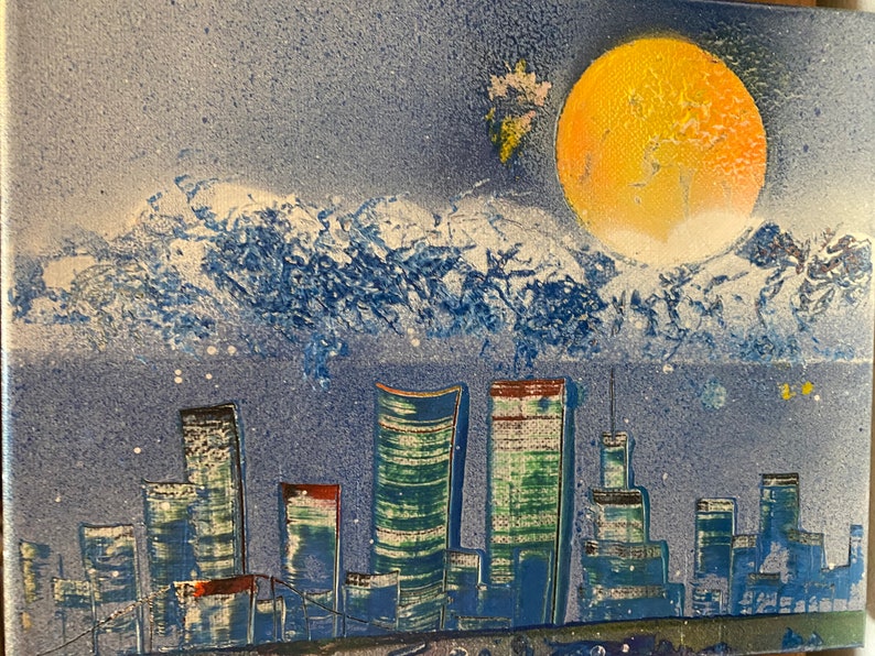 NYC Spray Paint Art - Etsy