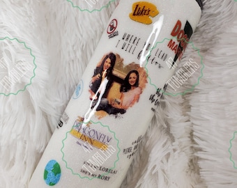 Girls Inspired Glitter Epoxy Tumbler