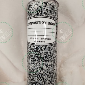 Composition Book/Teacher Gift Tumbler
