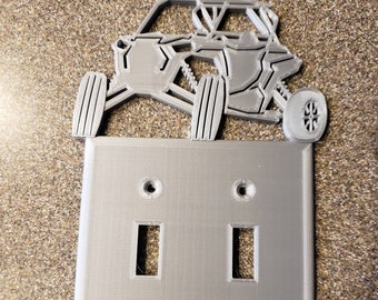 Polaris RZR Turbo S Light Switch Plate