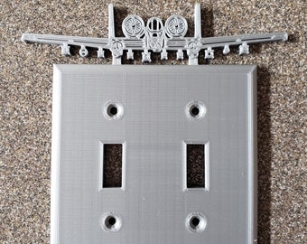 A-10 Thunderbolt II 3D printed Light Switch Cover