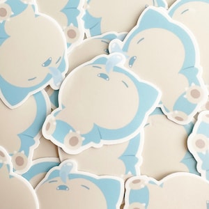 Snoring Lax Vinyl Sticker